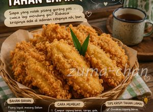Foto resep ​🍌 Pisang Goreng Pasir Crispy Tahan Lama