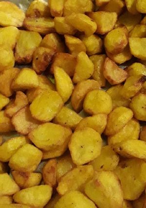 A picture of Shallow Fried Irish Potatoes#4weekschallenge#CharityRecipe#.