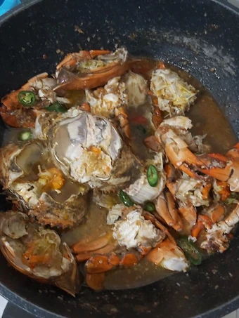 Langkah Gampang Membikin Resep Kepiting lada hitam yang Uenak Anti Ribet, Sempurna