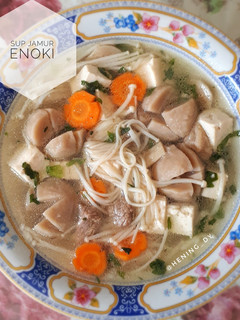 Foto resep Sup Jamur Enoki