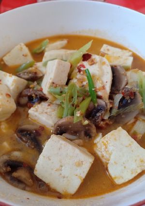 Foto resep Sup tahu kuah merah