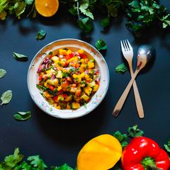 A picture of Mango Salsa Salad.