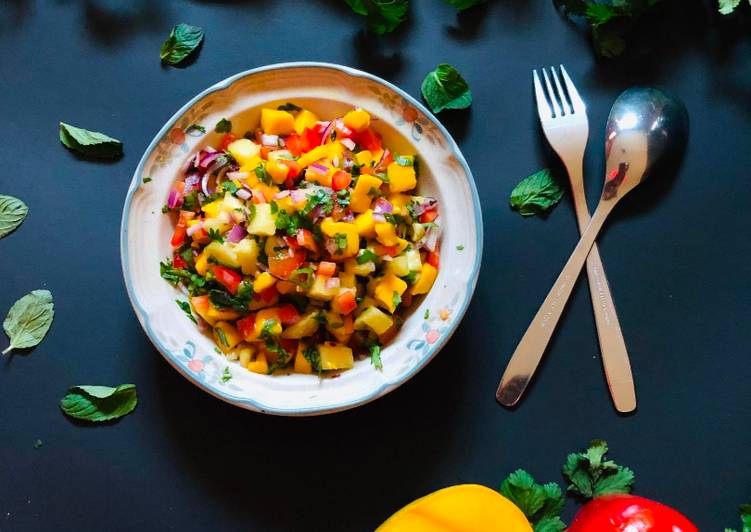 Step-by-Step Guide to Prepare Award-winning Mango Salsa Salad