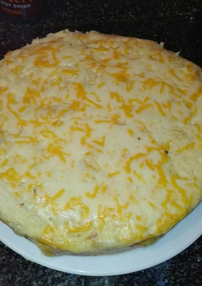 Una foto de Sándwichon de jamón York espinacas beicon y queso en la olla GM