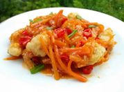 Gambar ayam tepung asam manis