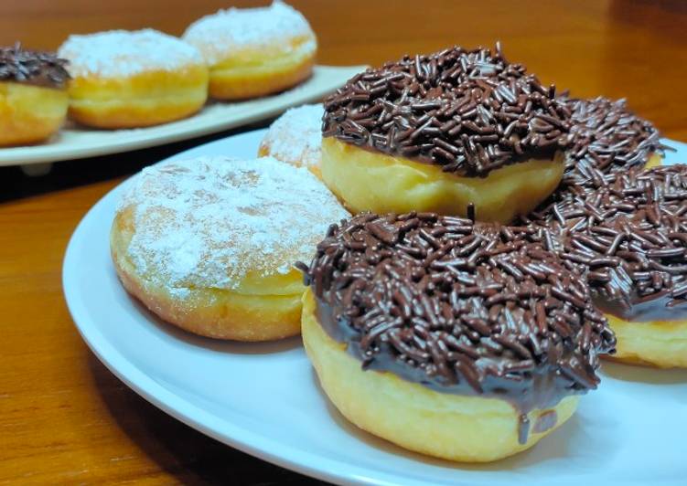 Bagaimana Membuat 140. Donat Empuk Tanpa Kentang White Ring Mantuuull Anti Gagal