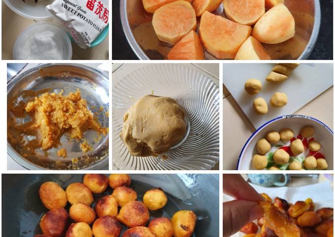 Dessert :Sweet potatoe Ball
