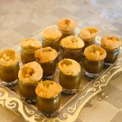 A picture of Pani puri shots.