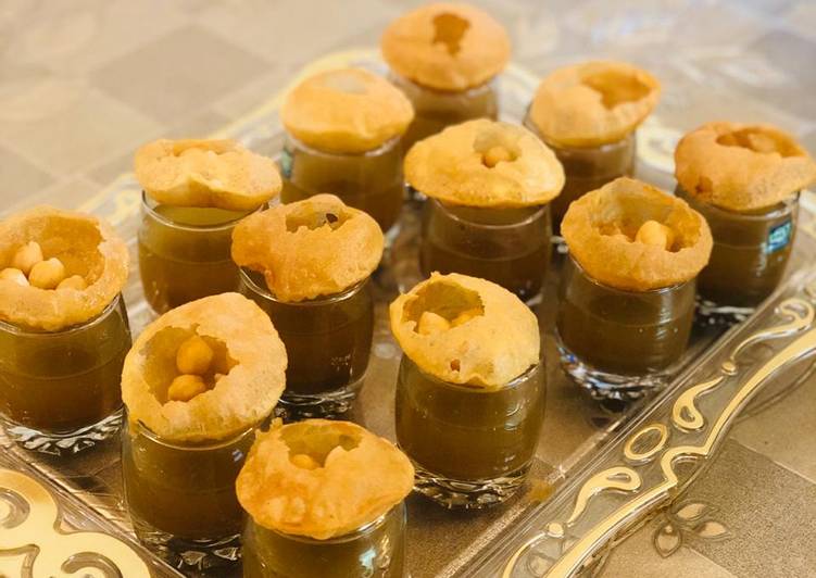 Recipe of Homemade Pani puri shots