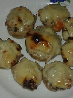 Una foto de Champiñones rellenos