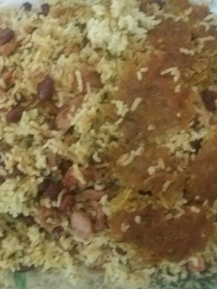عکسی از دستور تن ماهی پلو
