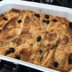 Bread and butter pudding A picture of Bread and butter pudding.