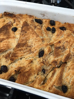 A picture of Bread and butter pudding.