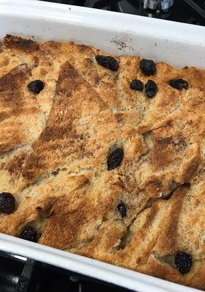 A picture of Bread and butter pudding.