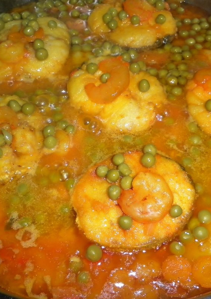 Una foto de Merluza a la muñeira