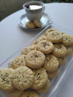 عکسی از دستور شیرینی برنجی بدون فر