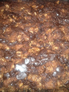 A picture of Butterscotch Chip Cake with Oat Streusel.