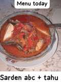 Sarden abc + tahu