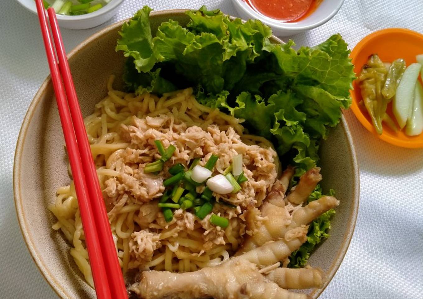 Mie ayam jakarta plus ceker