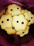 Galletitas de maicena, harina de trigo con sabor cítrico