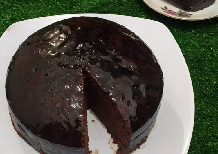 Langkah membuat Chocolate Cake mantap