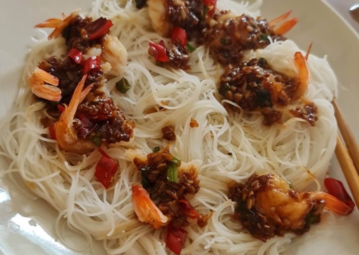 Garlic Shrimp Glass Noodles