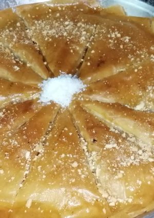 صورة لوصفة جلاش بحشوة كنافه