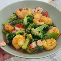 Tumis brokoli tahu jepang রেসিপির প্রধান ছবি