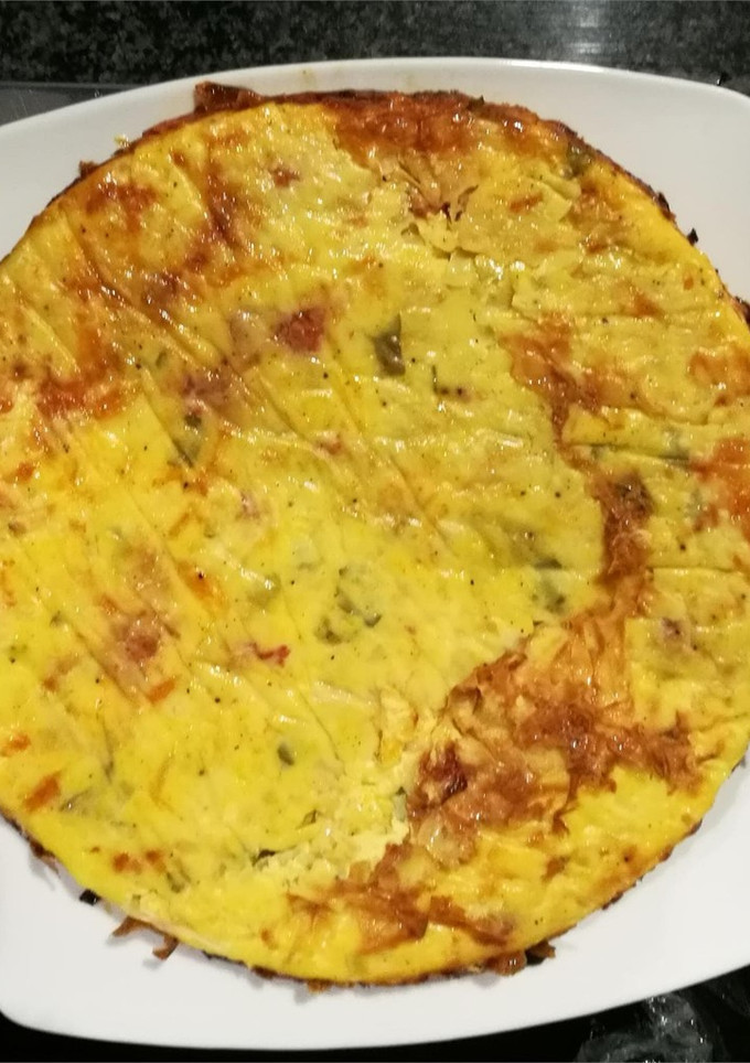 Una foto de Pastel de repollo con chorizo