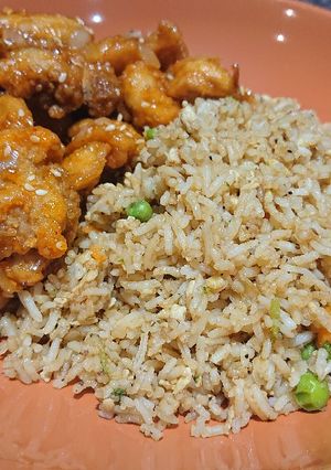 A picture of Vegetable And Egg Fried Rice.