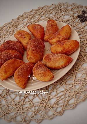 عکسی از دستور نان پیشی شکلاتی