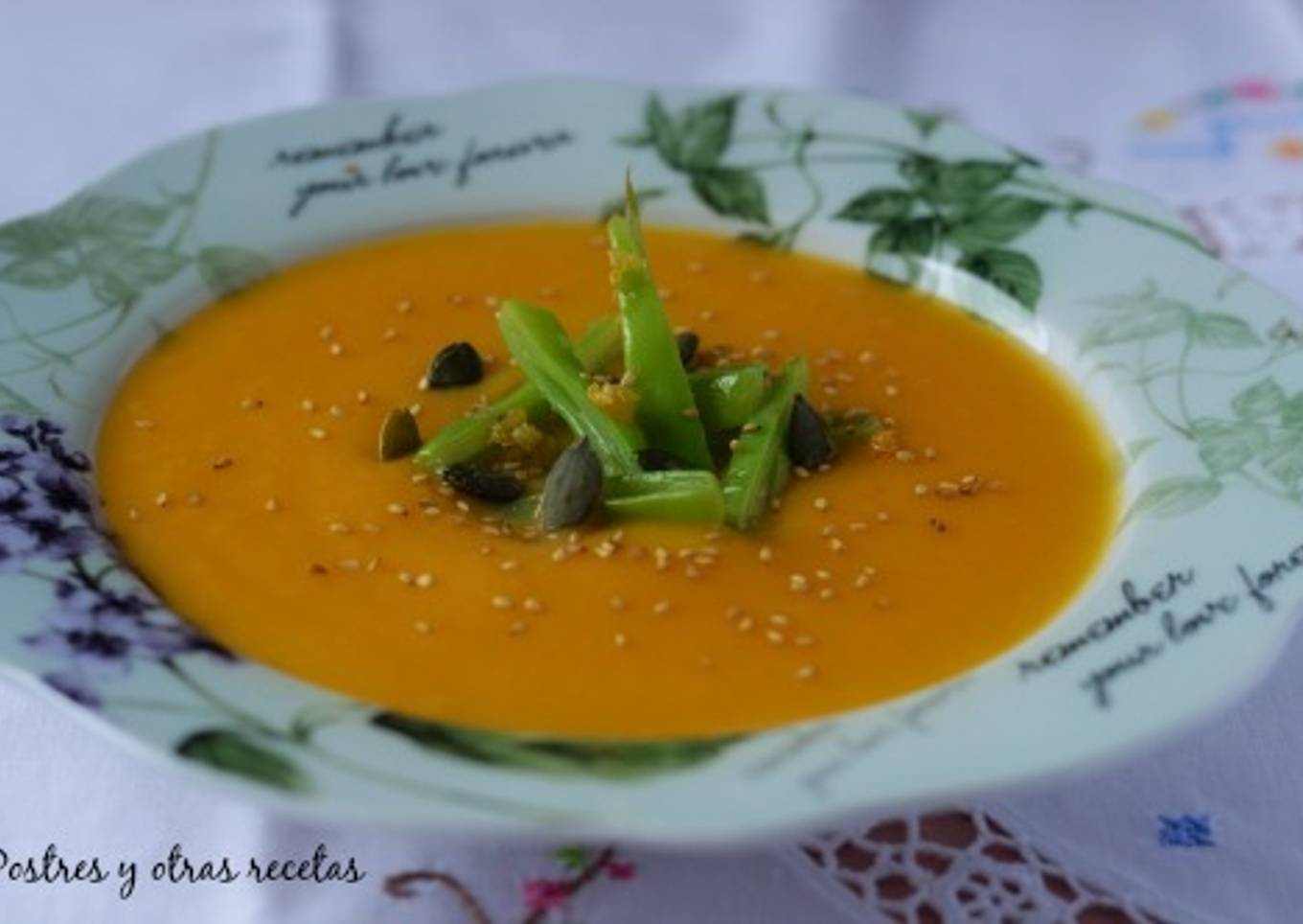 Crema de calabaza