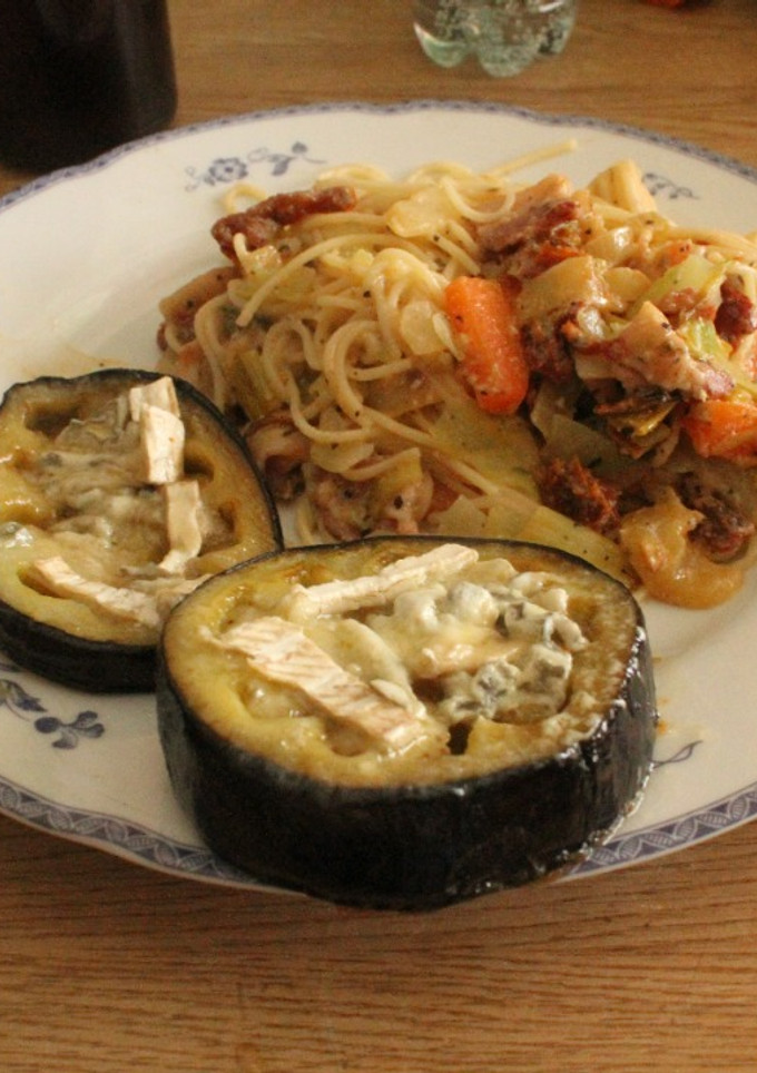 Una foto de Sabatino, con carbonara a Jorge