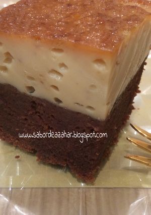 Una foto de Choco flan o bizcocho imposible