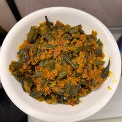 A picture of Bhindi masala.