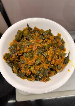 A picture of Bhindi masala.
