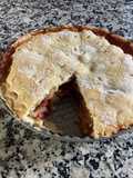 Tarta de manzanas y fresas