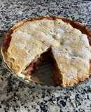 Tarta de manzanas y fresas