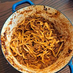 A picture of Man Approved Bolognese.