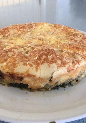 Una foto de Tarta de espinaca y ricotta