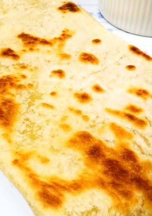 A picture of Easy Curry Naan with All-Purpose Flour.