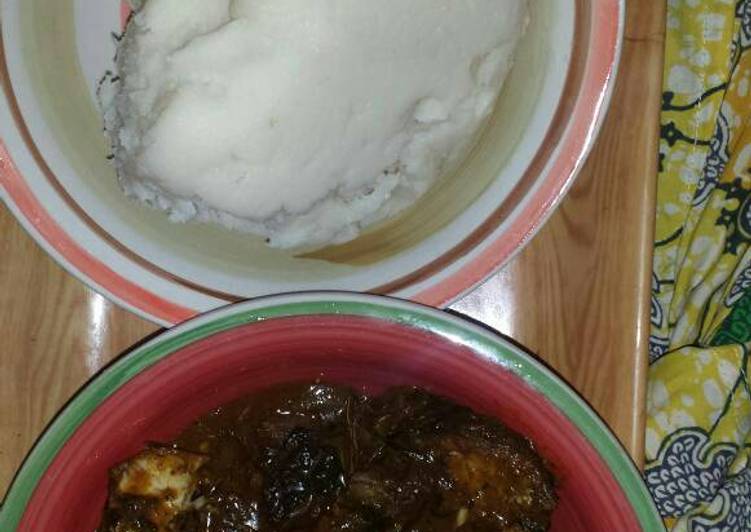 Recipe of Favorite Bush ogbonor with Crocker fish