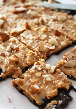 Foto de Snack de chocolate e frutos secos
