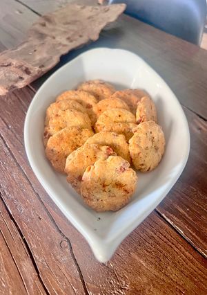 Une photo de Cookies salés pour l'apéro parmesan jambon