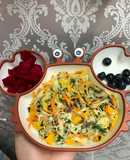 Miến xào cua bé ăn dặm