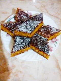 صورة لوصفة بسبوسة