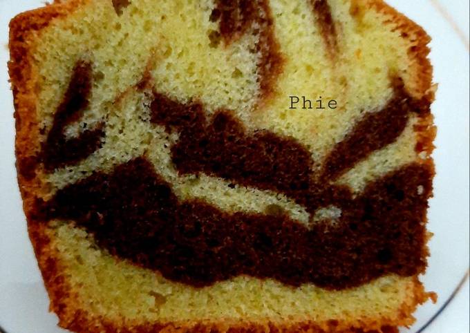 Ternyata begini loh! Resep bikin Cake Marmer Jadul (Butter Cake) dijamin sempurna