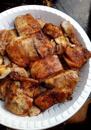 A picture of Grilled Fish/ Nile Perch/ Mbuta.