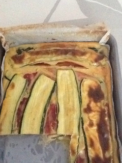 Una foto de Pastel de calabacín con Thermomix