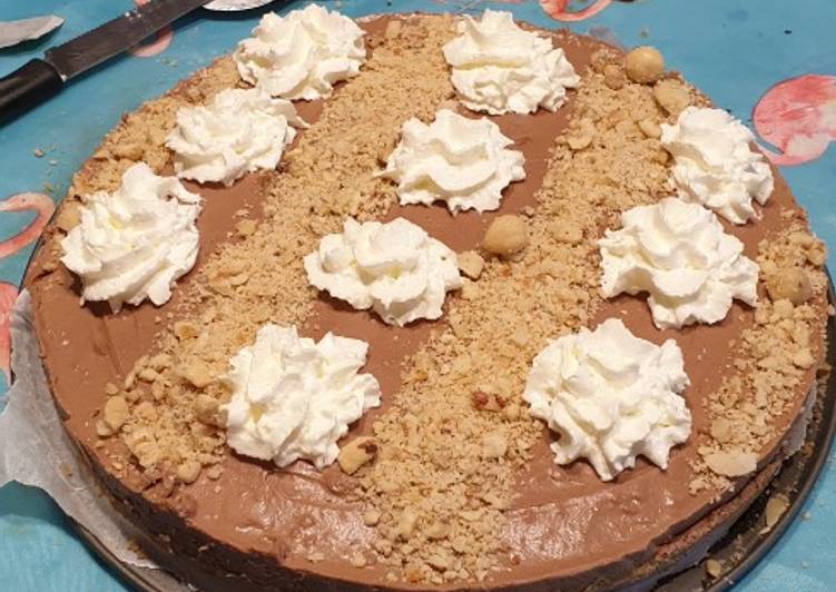 Ricetta Cheese Cake Alla Nutella Fatta Con Il Simile Bimby Di Cinzia Mode Cookpad